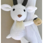Goat Curtain Tieback Crochet Pattern