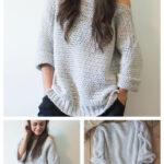 Homebody Sweater Free Crochet Pattern