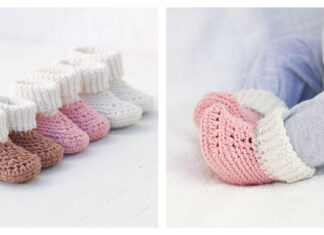 Itty Bitty Baby Booties Free Crochet Pattern