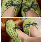 Ladies Ballet Flats Crochet Pattern