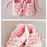 Little Ballerina Point Shoes Free Crochet Pattern