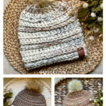 Speedy Beanie Hat Free Crochet Pattern and Video Tutorial