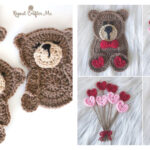 10+ Teddy Bear Applique Crochet Patterns
