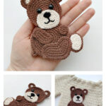 Bear Applique Crochet Pattern