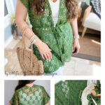 Bora Bora Sleeveless Cardigan Crochet Pattern