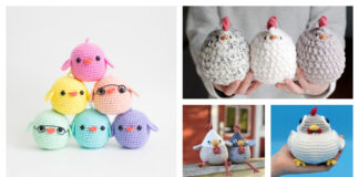 Chubby Chicken Amigurumi Crochet Patterns