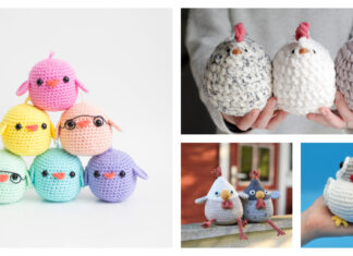 Chubby Chicken Amigurumi Crochet Patterns