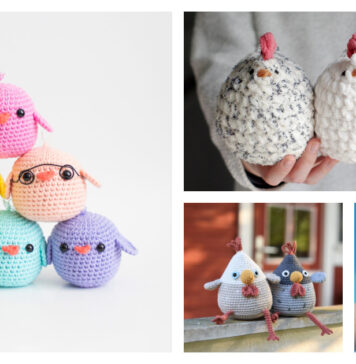 Chubby Chicken Amigurumi Crochet Patterns