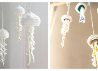 Jellyfish Mobile Free Crochet Pattern