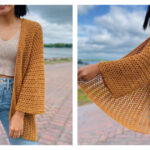 Lightweight Cardigan Free Crochet Pattern and Video Tutorial