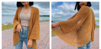 Lightweight Cardigan Free Crochet Pattern and Video Tutorial