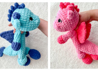 Mini Dragon Snuggler Free Crochet Pattern