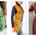 Pineapple Cardigan Crochet Patterns