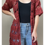Pineapple Upside Down Cape Crochet Pattern