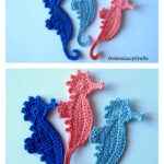 Seahorse Applique Crochet Pattern