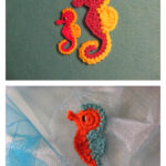 Seahorse Applique Free Crochet Pattern