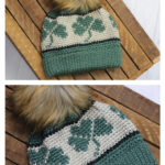 St. Patrick’s Day Shamrock Beanie Free Crochet Pattern and Video Tutorial