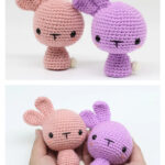 Sweet Little Bunny Amigurumi Free Crochet Pattern and Video Tutorial