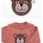 Teddy Bear Applique Crochet Pattern