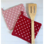 Tiny Hearts Hot Pad Free Crochet Pattern