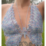 Butterfly Halter Top Crochet Pattern