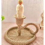 Candlestick Trinket Dish Free Crochet Pattern
