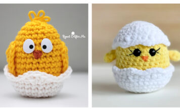 10+ Easter Chick in Eggshell Amigurumi Crochet Patterns