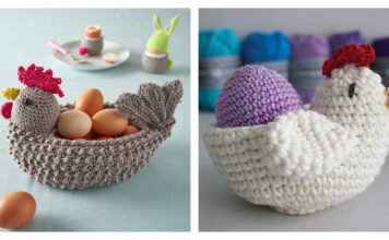 Easter Chicken Egg Holder Crochet Patterns
