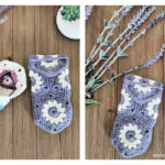 Hexagon Motif Eyeglass Case Free Crochet Pattern