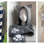 Kitty Cat Scarf Crochet Patterns