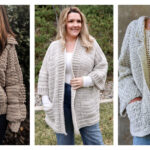 Oversized Coat Cardigan Free Crochet Patterns