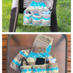 Patio Chair Caddy or Wheelchair Caddy Free Crochet Pattern