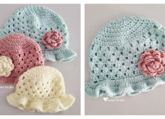 Spring Girls Hat Free Crochet Pattern