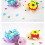 Spring Turtle Amigurumi Free Crochet Pattern