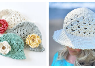 Chloe Bucket Hat Free Crochet Pattern and Video Tutorial