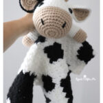 Cow Lovey Blanket Free Crochet Pattern