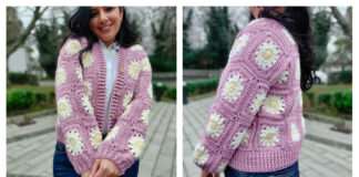 Daisy Dreams Cardigan Sweater Free Crochet Pattern