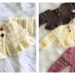 Mia Baby Cardigan Free Crochet Pattern