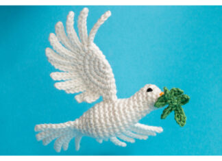 Paloma the Peace Dove Free Crochet Pattern and Video Tutorial