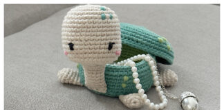 Turtle Jewelry Box Free Crochet Pattern