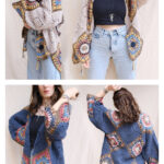 Bohemian Style Cardigan Crochet Pattern