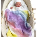 C2C Baby Blanket Free Crochet Pattern and Video Tutorial