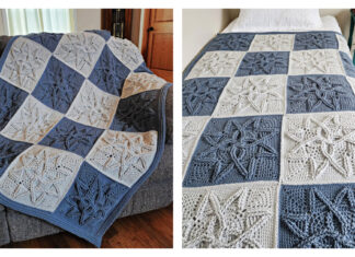 Cabled Blooms Blanket Free Crochet Pattern and Video Tutorial