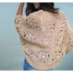 Granny Square Shrug Free Crochet Pattern and Video Tutorial