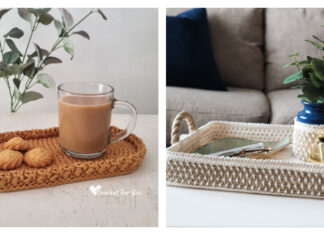 Modern Style Tray Free Crochet Patterns