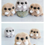 Pocket Walrus Free Crochet Pattern and Video Tutorial