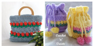 Tulip Stitch Bag Crochet Patterns