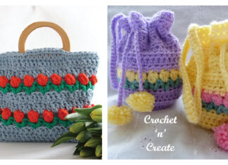 Tulip Stitch Bag Crochet Patterns