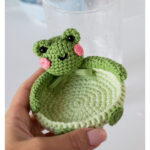 Amigurumi Frog Coaster Crochet Pattern