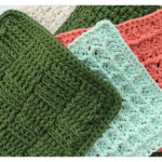 Classic Dishcloth Set Free Crochet Pattern and Video Tutorial